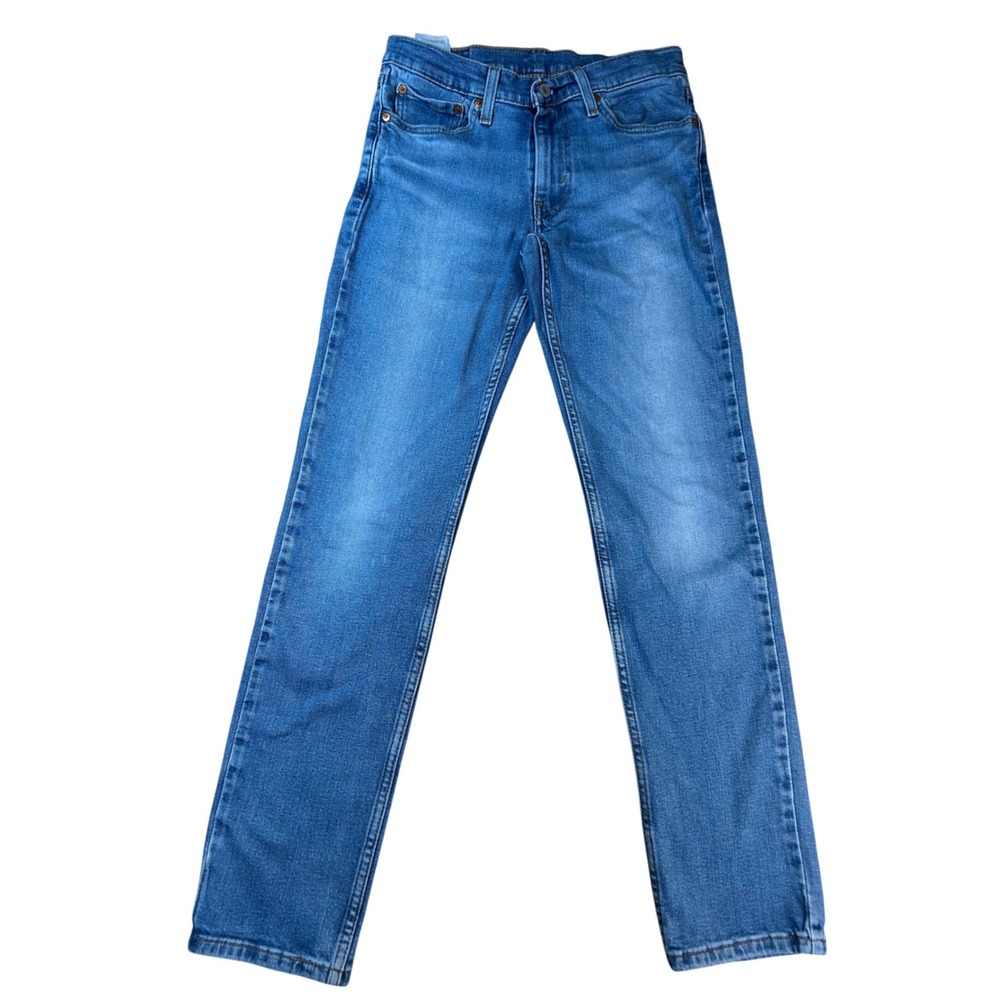 Levi Strauss 511 Mens Jeans Blue Medium Wash Slim Fit W29 L32 (Now 29x31) - Picture 2 of 8
